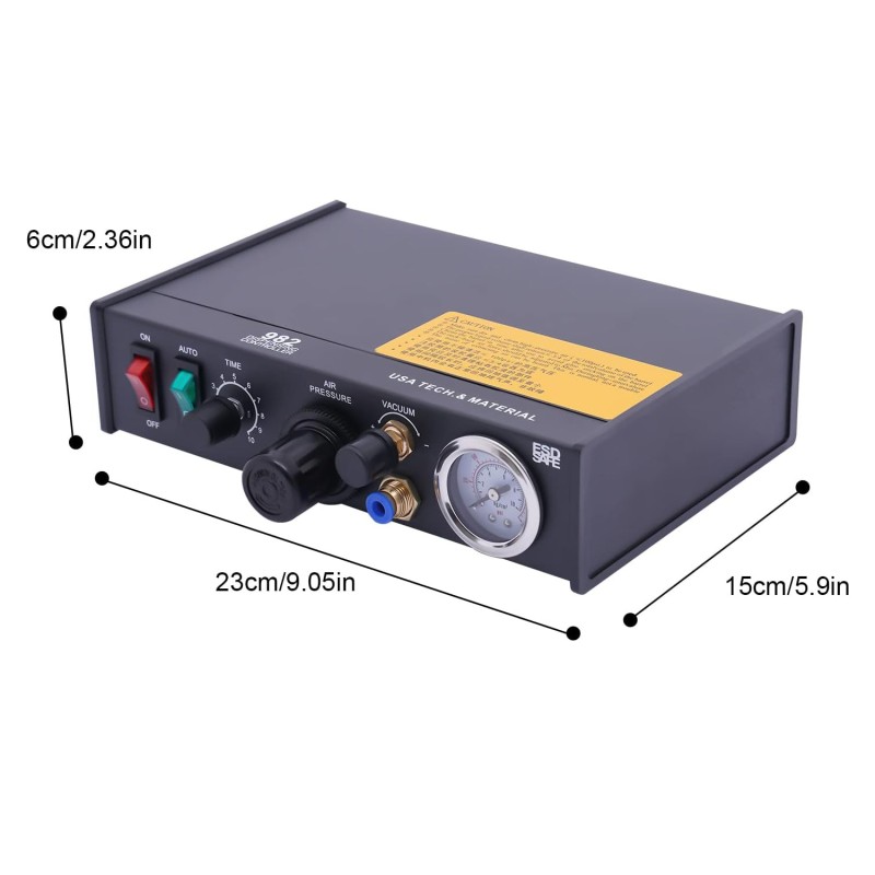 Semi-Automatic Glue Dispenser Machine High-Precision Paste Liquid Controller Dropper Fluid Dispenser 982 Classic