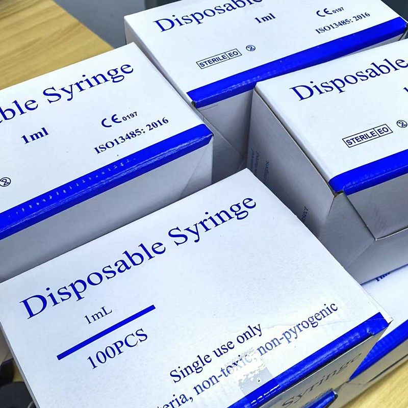 Individual Pack U-100 Insulin Syringe 0.5ml 1ml Machinery Accessories Insulin Syringe and Industrial Usage