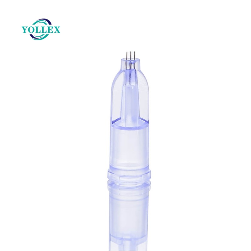 1.20 mm 34G Agujas Nanosoft New 3 Pin Meso Nano Needles 1.50mm Agujas Nano Soft Microneedles Microagujas Nanosoft