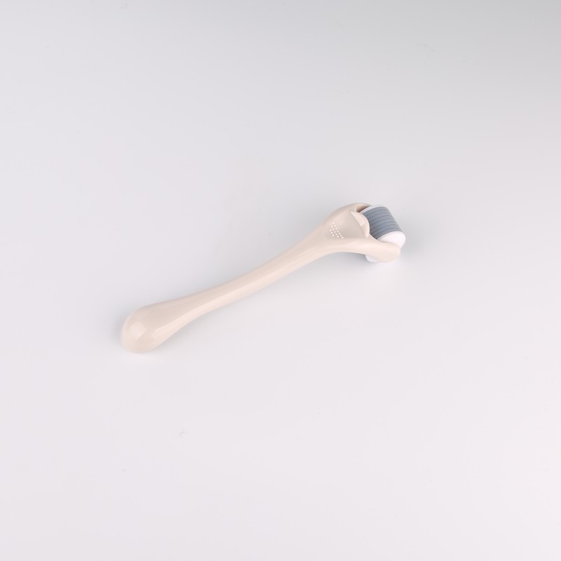 CE RoSH Beige Miconeedling Skin Roller 540 Selectable Needle Length 0.2 mm to 3mm Hair Regrowth Facial Beauty Derma Roller