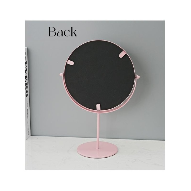 2025 Standing Iron Art Mirror High Foot Mirror Vintage Golden Makeup Golden Metal Stand Vanity Decor Mirror