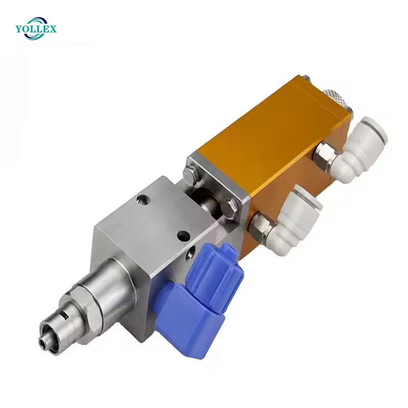 Back Suction Type Dispensing Valve Large Flow Single Liquid Silicone Valve Silicone Anti-Drip Glue Valve for Dispensing Machine