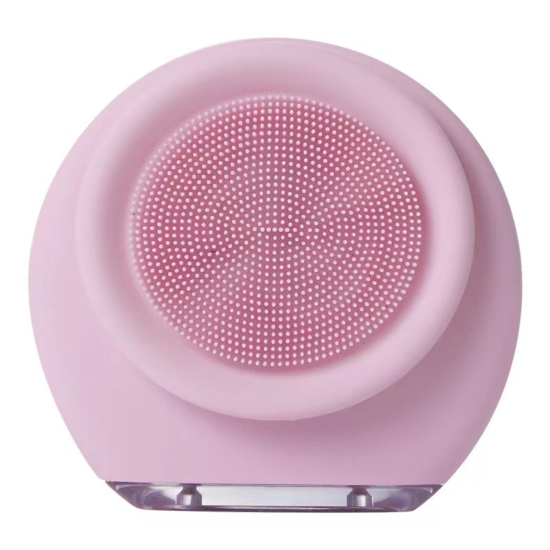 USB Rechargeable Cleaning Brush Cleaner Charging IPX7 Sonic Vibration Silicone Soft Facial Cleansing Brush