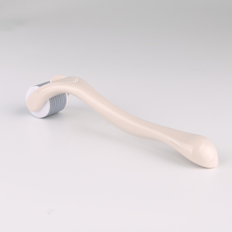 CE RoSH Beige Miconeedling Skin Roller 540 Selectable Needle Length 0.2 mm to 3mm Hair Regrowth Facial Beauty Derma Roller