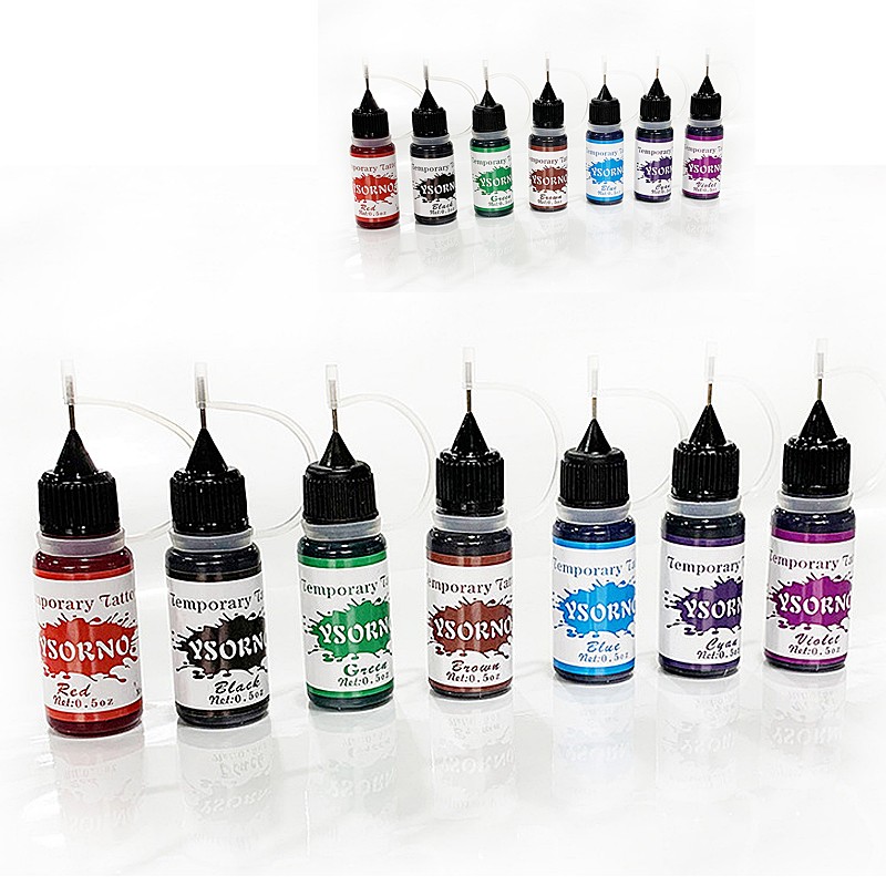 Henna Herbal Tattoo Ink Tattoo Juice Pigment for Body Art Painting Beauty Waterproof Temporary Tattoo Ink