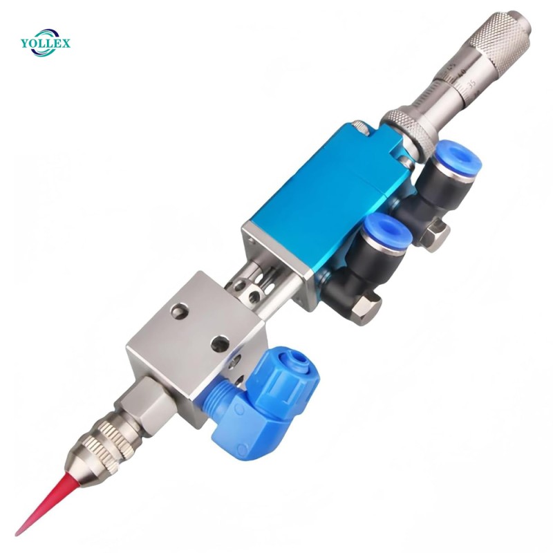 Back Suction Type Dispensing Valve Large Flow Single Liquid Silicone Valve Silicone Anti-Drip Glue Valve for Dispensing Machine