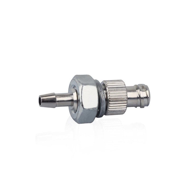 YOLLEX Nickel-plated Brass Tip Fitting Connector Barb to Male Female Dispensing Needle 6*4mm Tube Adapter