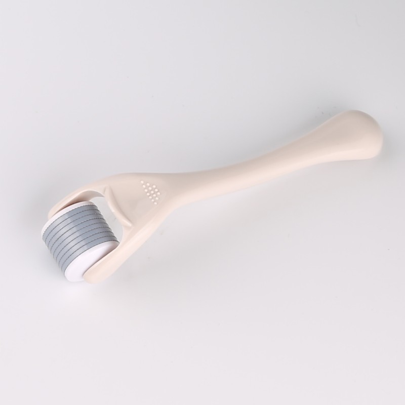 CE RoSH Beige Miconeedling Skin Roller 540 Selectable Needle Length 0.2 mm to 3mm Hair Regrowth Facial Beauty Derma Roller