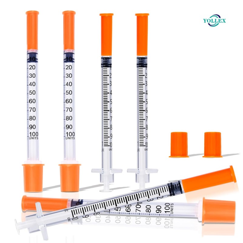 Disposable Insulin Syringe 1ml 0.5ml 30G 1/2" Needle U100 Tattoo Cartridge Disposable Syringe Tattoo Needle