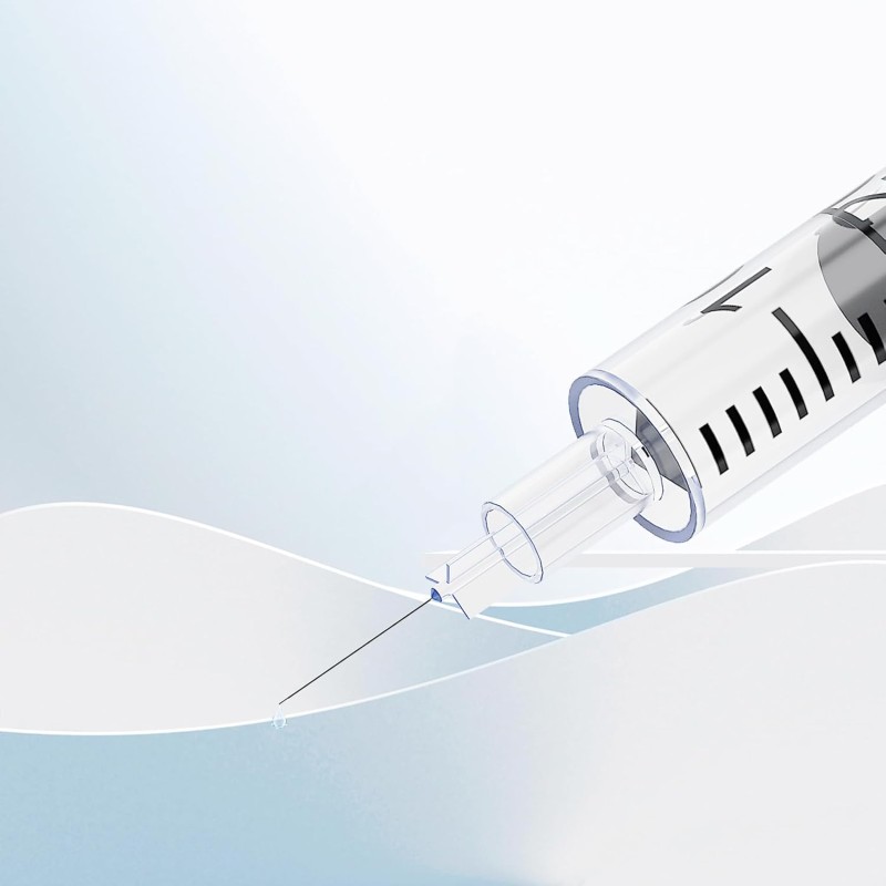 30G 31G Ultra-Thin Plastic Insulin Syringe 1ml 13mm Disposable Needle Latex-Free Single-Use Orange Safety Top for Painless Injection