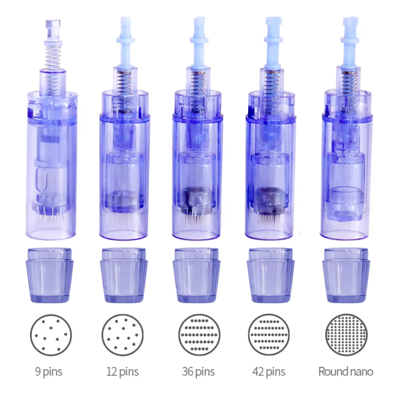 Stainless Steel A1 Pen Micro Needle Microneedling Cartridges Eyebrows Lips Permanent Makeup