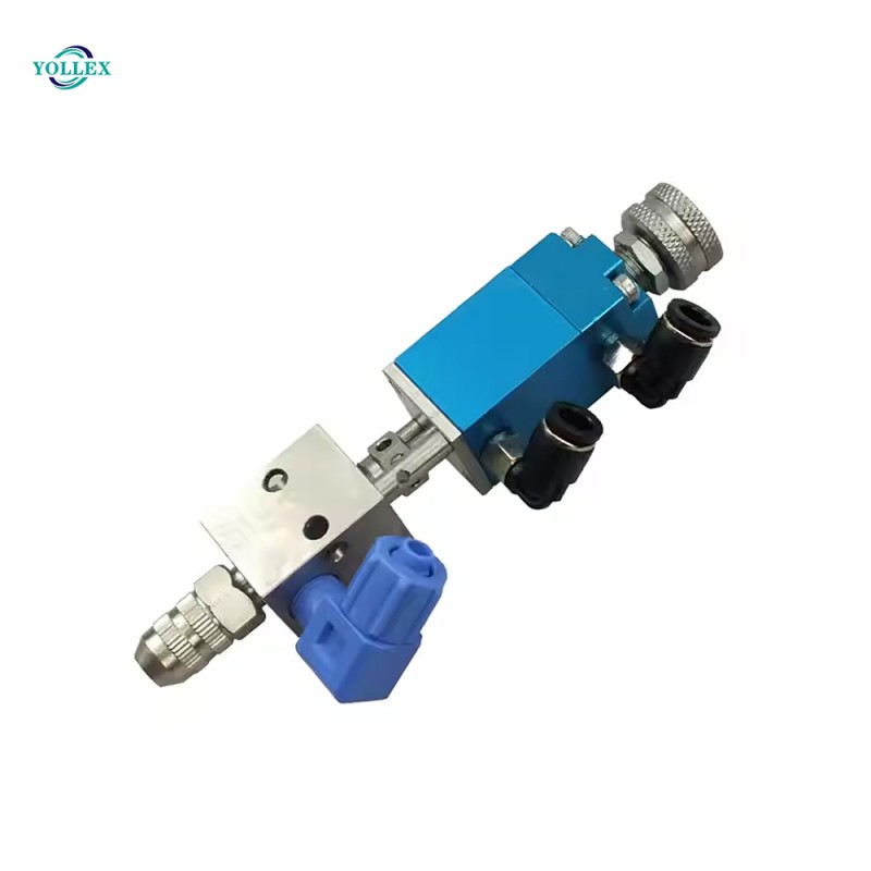 Back Suction Type Dispensing Valve Large Flow Single Liquid Silicone Valve Silicone Anti-Drip Glue Valve for Dispensing Machine