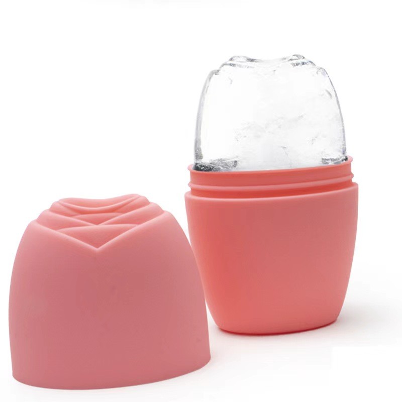 Personal Silicone Face Ice Cube Roller Beauty Skin Care Brightens Skin Reusable Facial Massage Silicone Ice Cube Mold