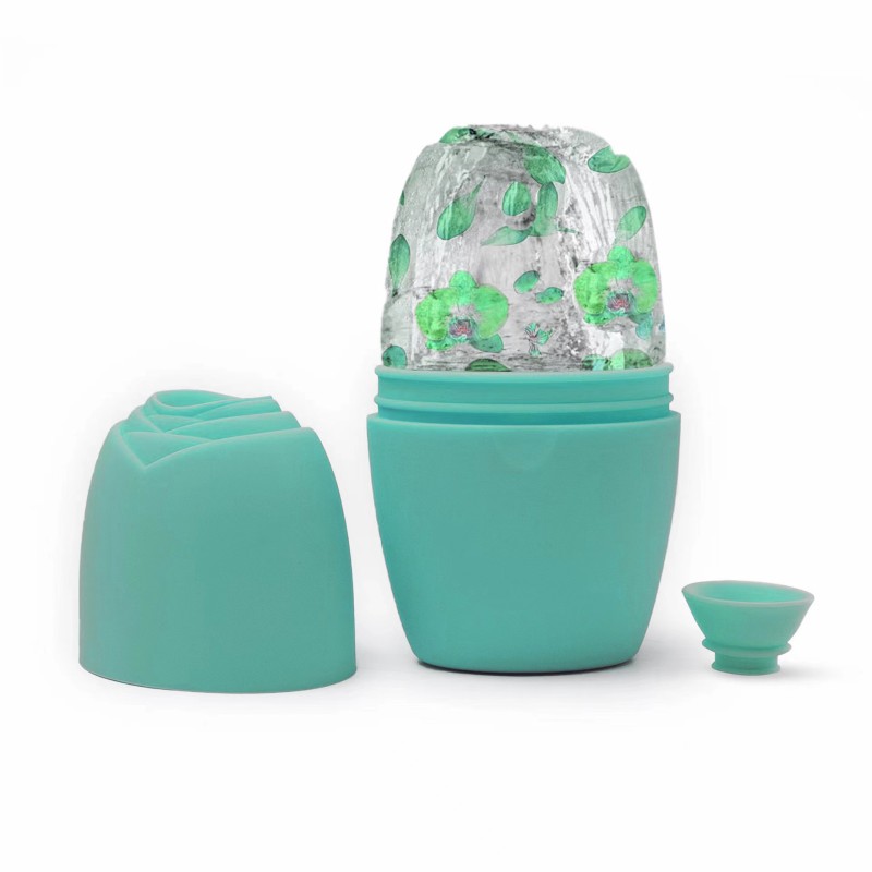 Rejuvenate Facial Skin with Face Lifting Contouring Tool Silicone Ice Cube Trays Ice Globe Ice Balls Face Massage