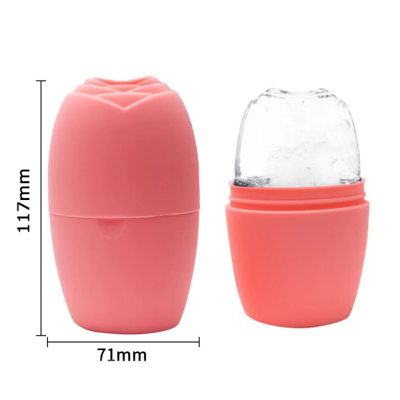 Rejuvenate Facial Skin with Face Lifting Contouring Tool Silicone Ice Cube Trays Ice Globe Ice Balls Face Massage