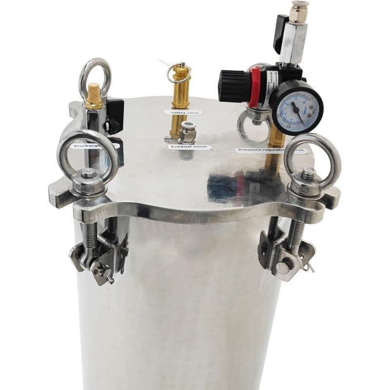 Factory Supply Glue Dispenser 1L--50L Stainless Steel/Carbon Steel Glue Dispensing Pressure Barrel Glue Pressure Tank