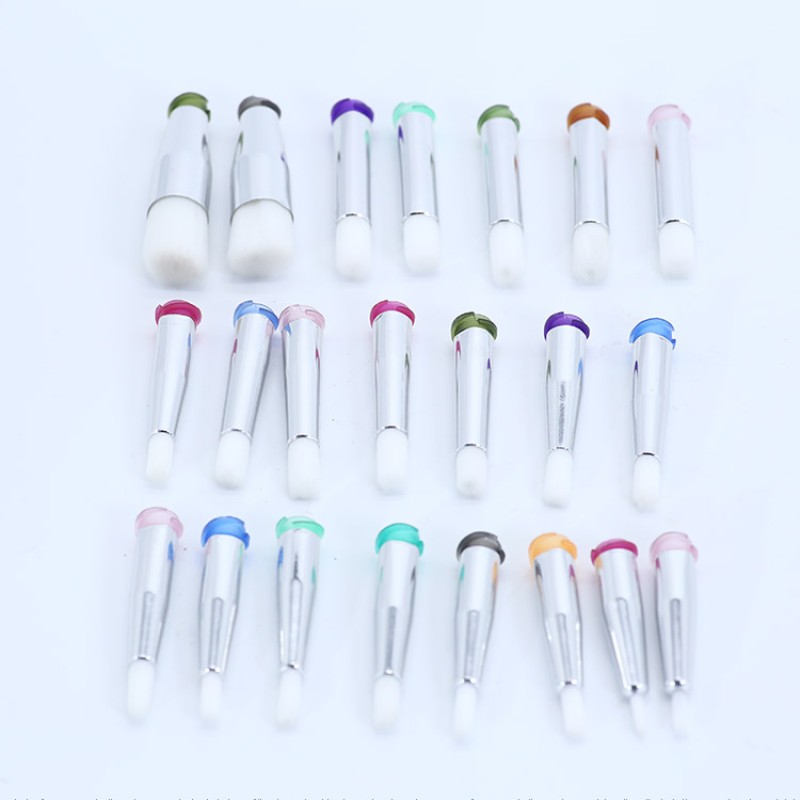 14G Needle Brush 5mm Thread Glue Coated Nylon Brush Needle Fluid Brush Tips Luer Lock Glue Dispensing Needle