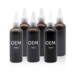 Waterproof 100ml Long Lasting Henna Free Eye Brow Tint Lash Lift Tint Kit Hybrid Liquid Brow Stain Kit Eyebrow Tint