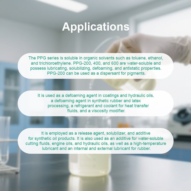 Polypropylene Glycol Manufacturer - PPG Foam Chemical Raw Materials