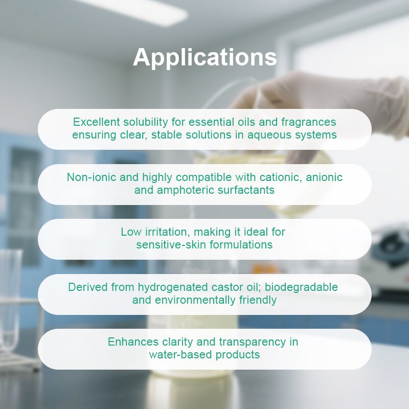 PEG-40 Hydrogenated Castor Oil Manufacturer - HCO-40 99% Content