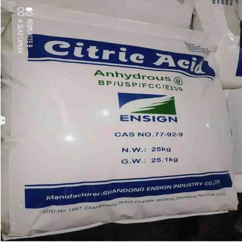 Citric Acid Supplier - Anhydrous/Monohydrate Acidity Regulators