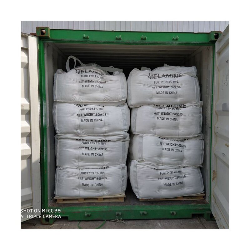 Melamine Raw Material Supplier - C3H6N6 99.8% White Powder