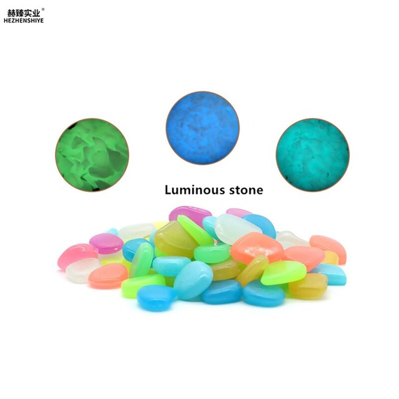 Glow in Dark Aggregate Supplier - Color Changing Natural Small Stone