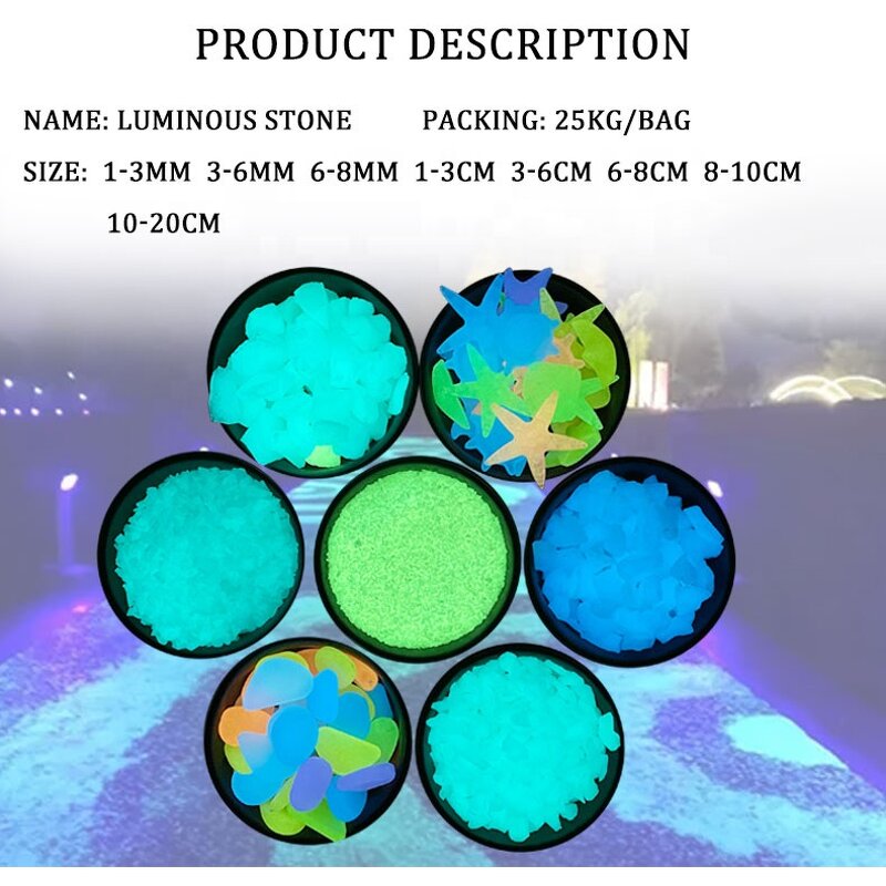 Ceramic Glow-in-the-dark Stone Supplier - for Fish Tanks Courtyard