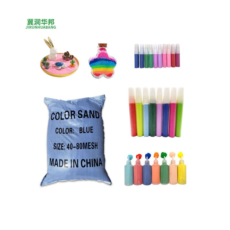 Artificial Color Sand Manufacturer - Coarse and Fine for Road Paving