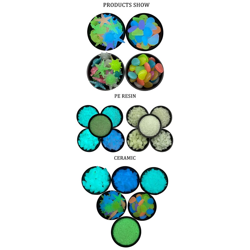 Ceramic Glow-in-the-dark Stone Supplier - for Fish Tanks Courtyard