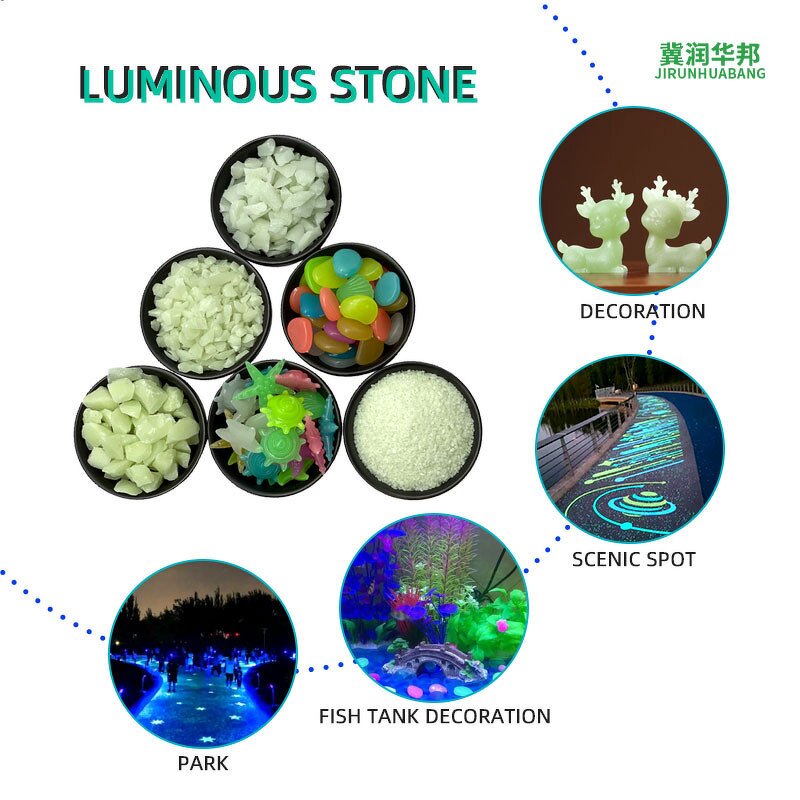 Luminous Stones Supplier - Natural Glow in the Dark Cobbles Pebbles