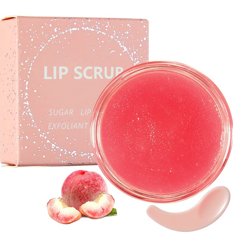 Lip Scrub Supplier - Peach for Smokers Lips Gentle Exfoliation