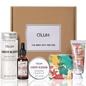 Liquid Bath Soap Set Manufacturer - Customized Herbal Cherry Blossom