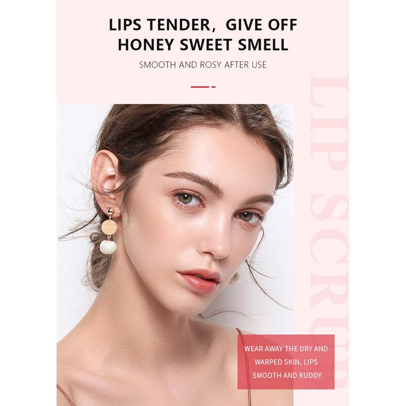 Lip Scrub Supplier - Natural Whitening Organic Vegan Pink