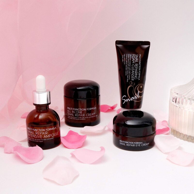 Skincare Set Supplier - All in 1 Cleanser Snail Repair Eye Cream