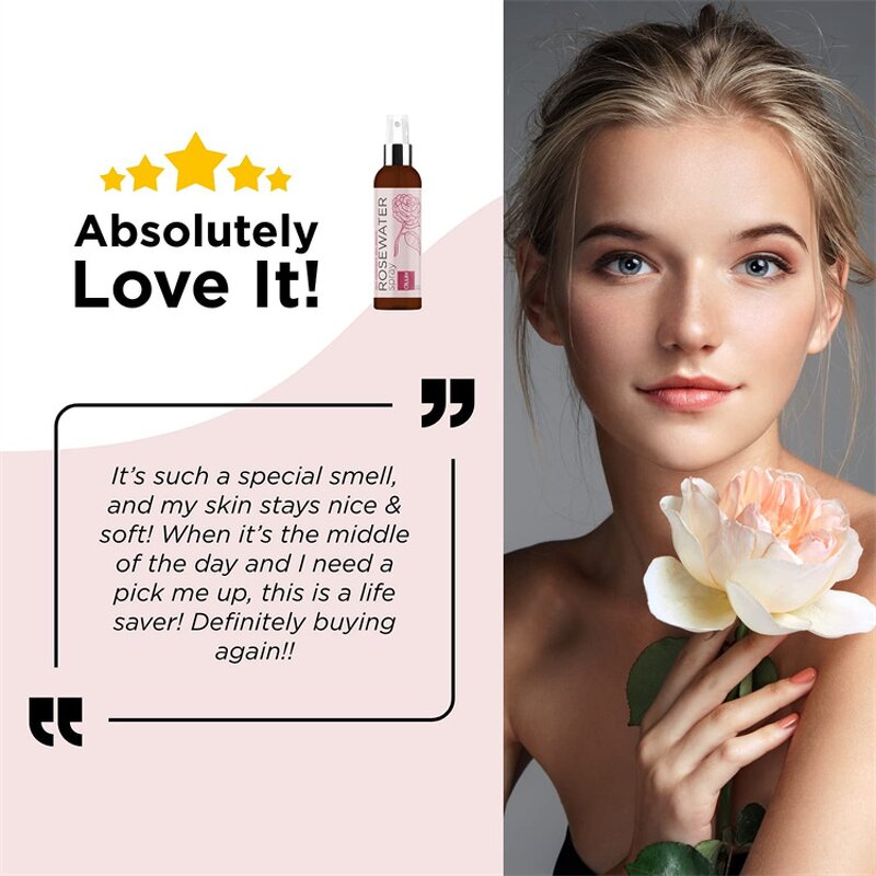 Rose Water Spray Supplier - Hair Care Kids Care Hot Selling