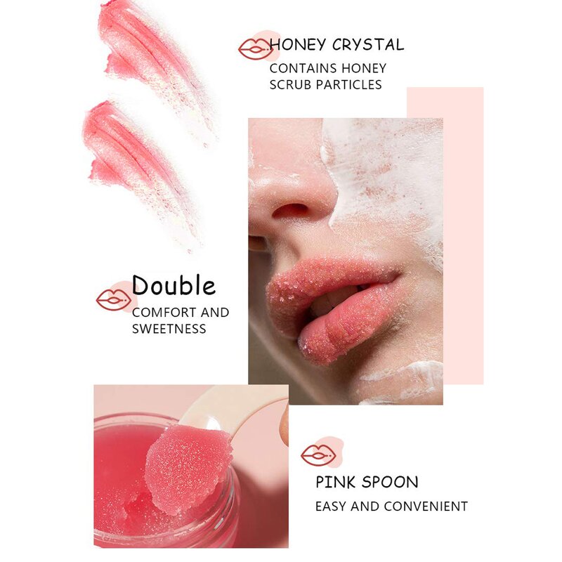 Lip Scrub Supplier - Natural Whitening Organic Vegan Pink