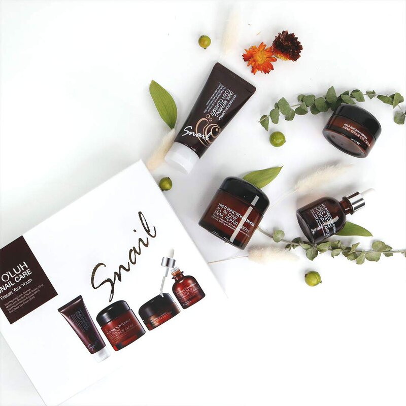 Skincare Set Supplier - All in 1 Cleanser Snail Repair Eye Cream