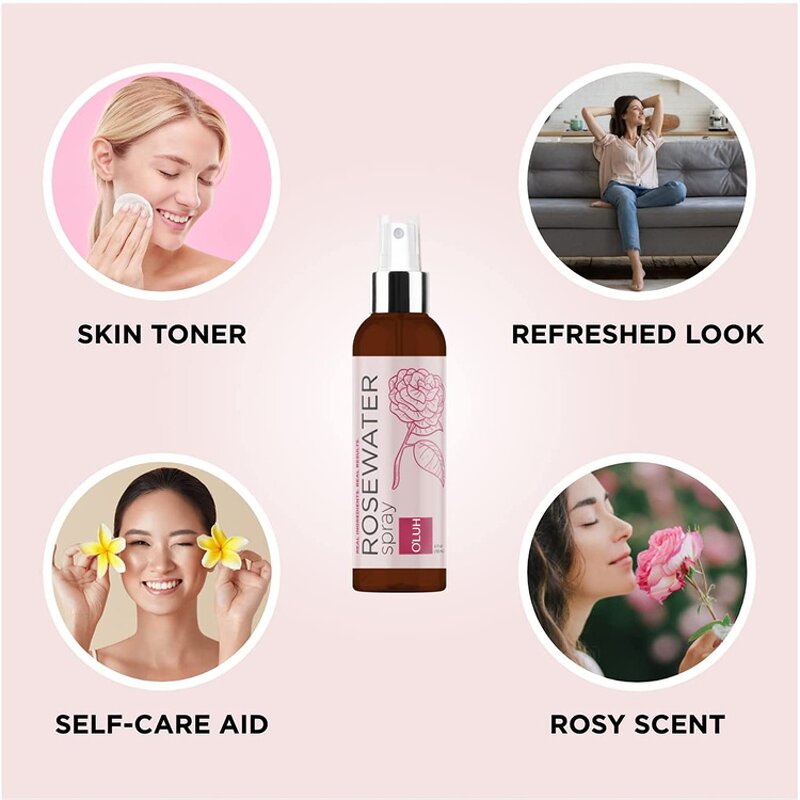 Rose Water Spray Supplier - Hair Care Kids Care Hot Selling