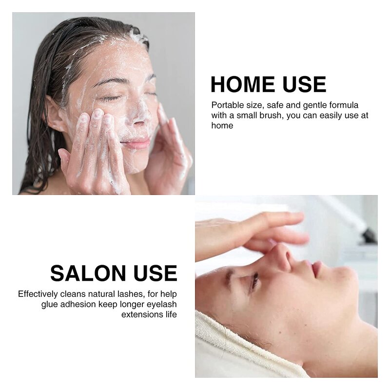 Eyelash Cleanser Supplier - Herbal Bubble Foam with Brush New