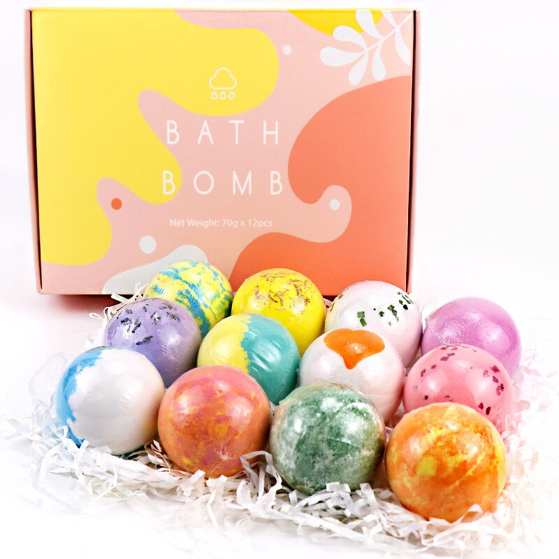 Bath Bomb Manufacturer - Pearl Round Shaped with Plants Extracts