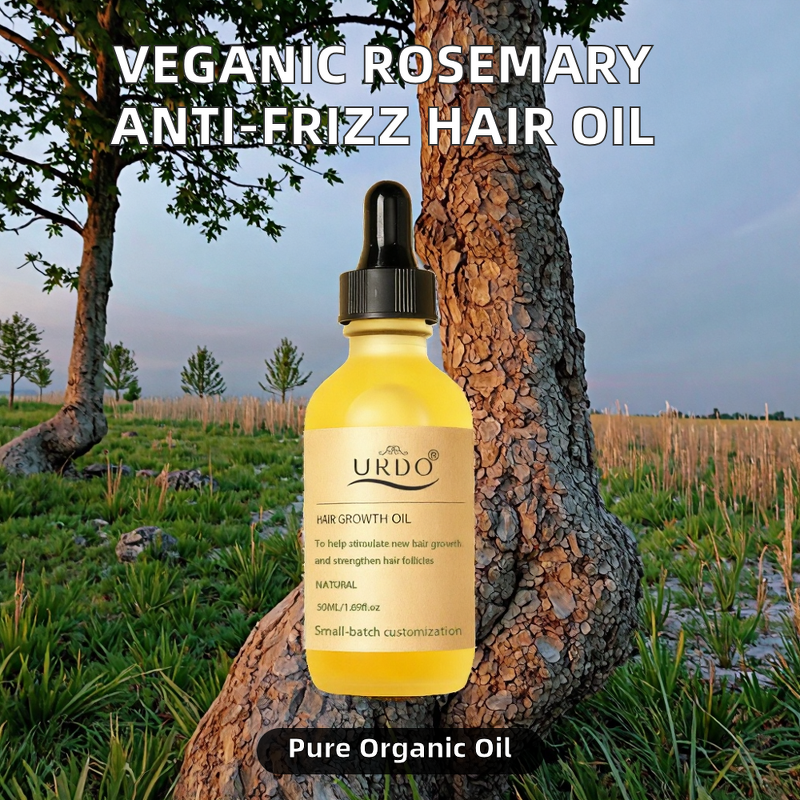 Hair Growth Oil Supplier - Rosemary Anti-Frizz Organic Veganic Herbal