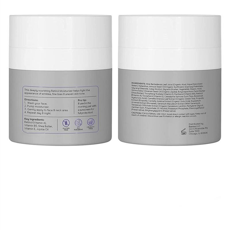Retinol Cream Manufacturer - Retinol Face Cream Chinese Factory