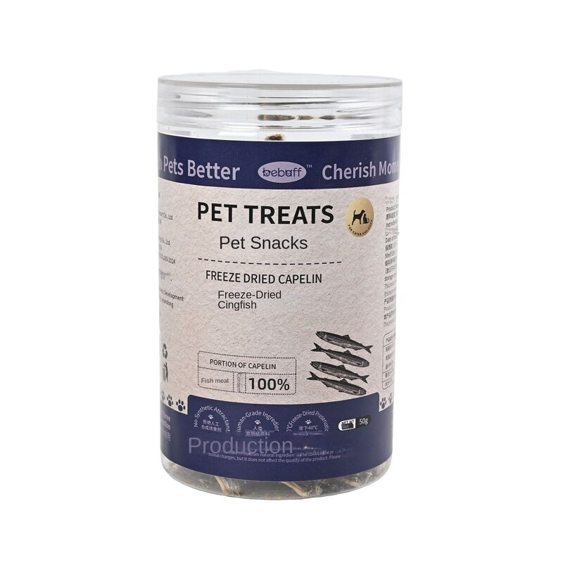 Freeze-Dried Capelin Fish Supplier - High-Protein Low-Fat for Cats Dogs