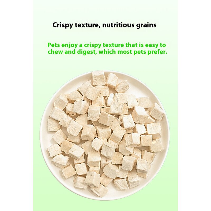 Freeze-Dried Chicken Cubes Supplier - OEM Premium Pet Treats for Cats