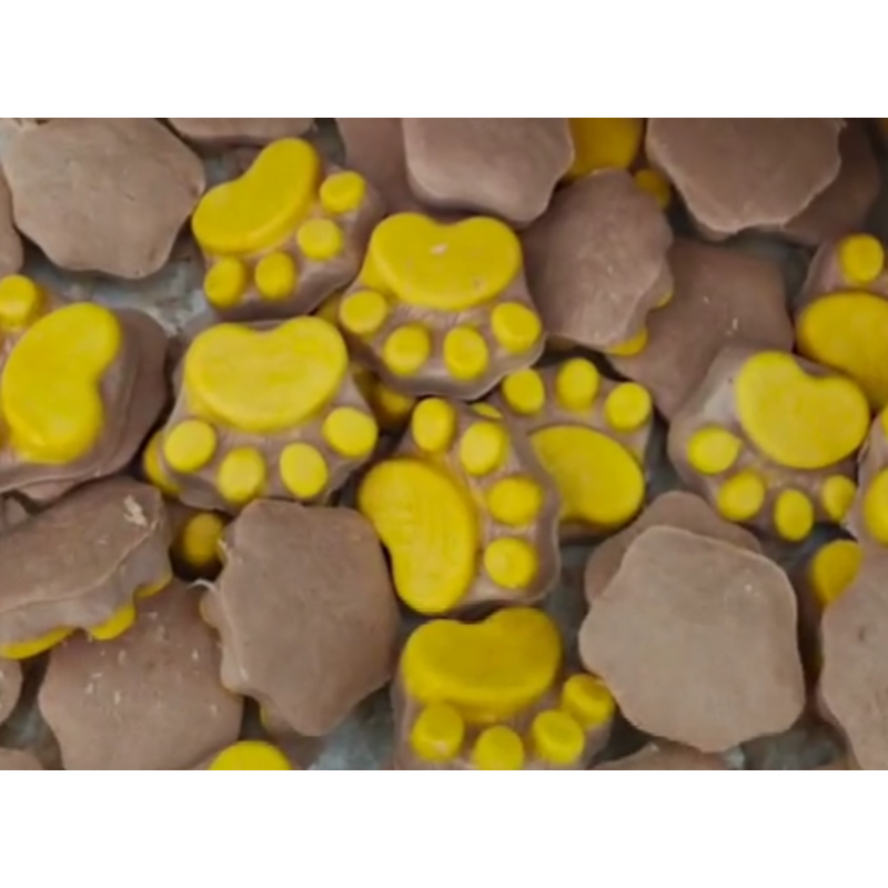 Freeze-Dried Raw Bone Meat Cakes Manufacturer - Claw-Shaped Teething