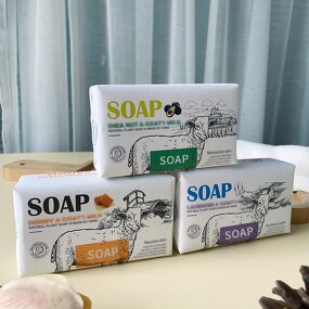 Wash Bag Accessories Supplier - Rose Honey Lavender Goat Milk Soap