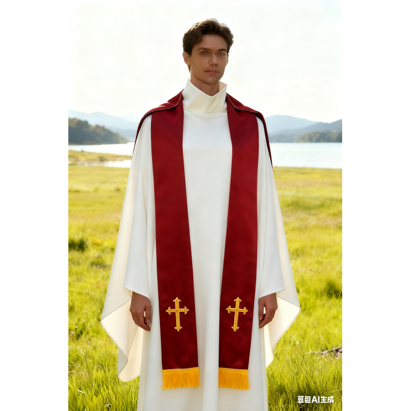 Black Robe Supplier - External Decoration Shepherd Tie Multiple Colors