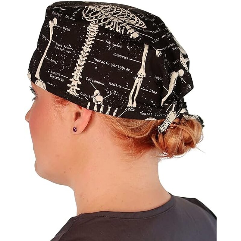 Work Cap Manufacturer - Instrument Skull Skeleton Brain Custom Print