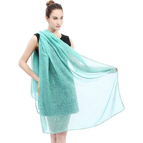 Scarf Manufacturer - 35x70 Constellation Stars Print Lightweight